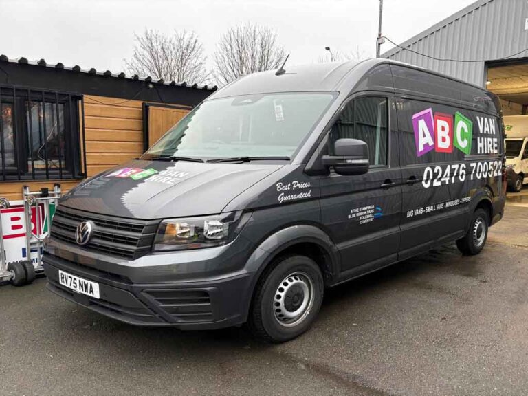 Long Wheel Base Van Hire.